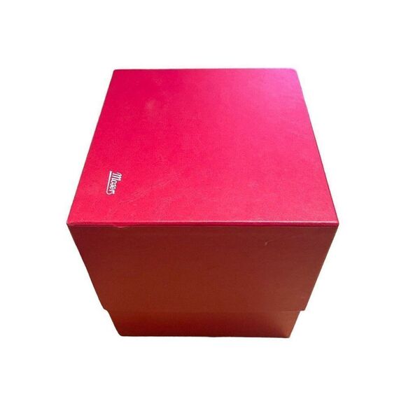 Moser Large Red Decanter Pebbles Empty Box Insert Storage 10”x9.25”x9.75” Gift - Picture 2 of 10